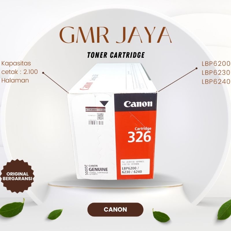 Toner cartridge canon 326 original / Toner printer canon 326 / Toner canon 326 original / Toner prin