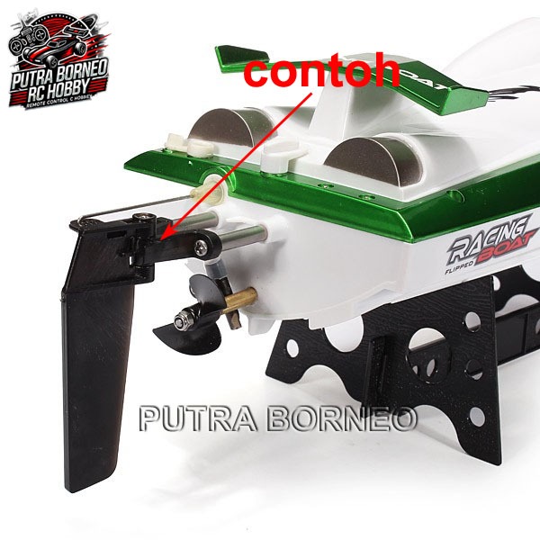 Rc Boat rudder part kemudi FT012 FT009