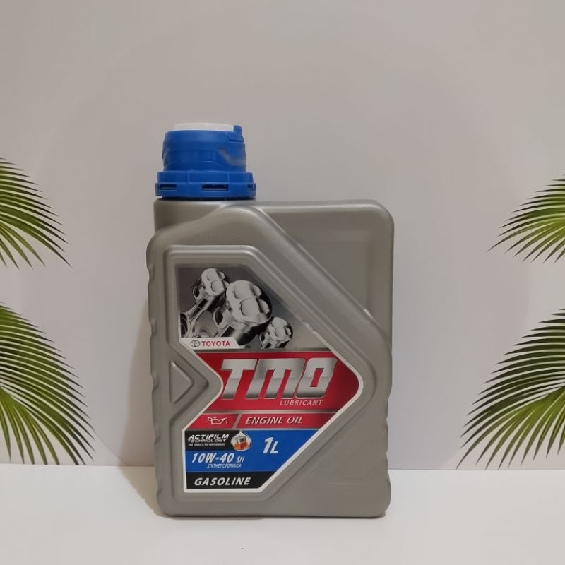 OIL OLI MESIN TMO TOYOTA 1 LITER 10W-40 PELUMAS MESIN MOBIL BENSIN AVANZA, RUSH, CALYA, AGYA , XENIA
