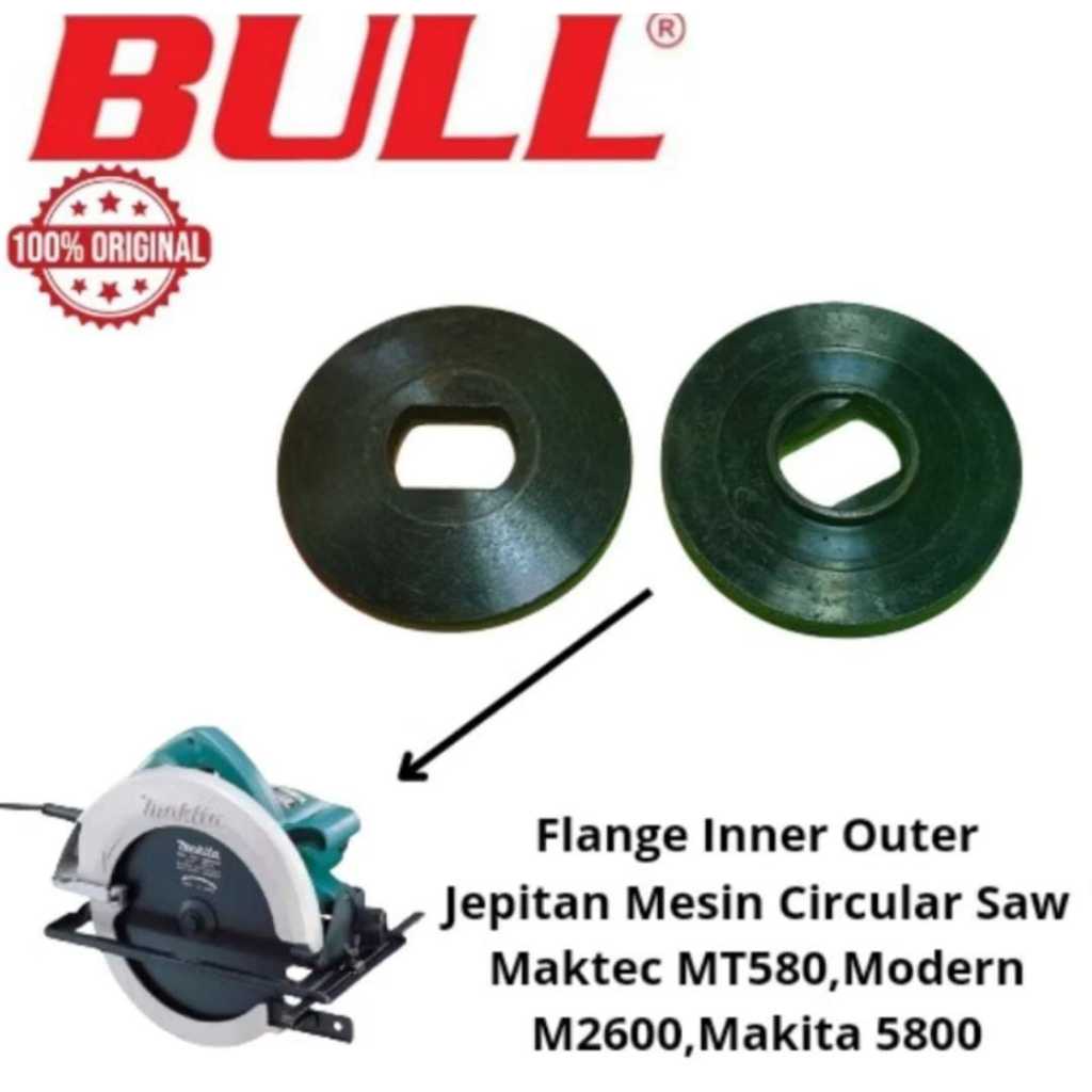 Flange Inner Outer Penjepit Mesin Circle Circular Saw Maktec MT580,Makita 5800,Modern M2600/Jepitan 