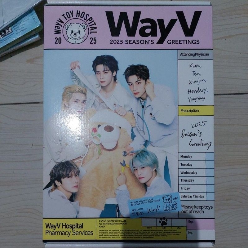READY STOCK season greeting wayv  open sharing season's greetings wayv opshar seasons greeting wayv