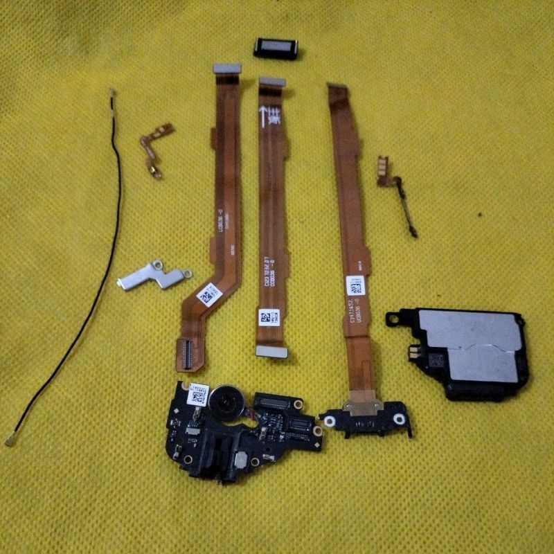 Perangkat Oppo f3 plus plexible cas , plexible lcd, plexible board, speker mesin bawah Original copo