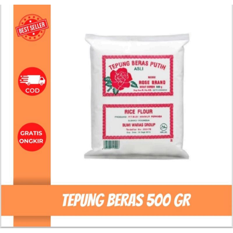 

Tepung Beras Rose Brand 500 Gram