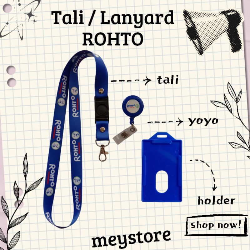 

READY Tali Gantungan / Lanyard ROHTO [STOCK MELIMPAH] Termurahhh Harga Grosir!