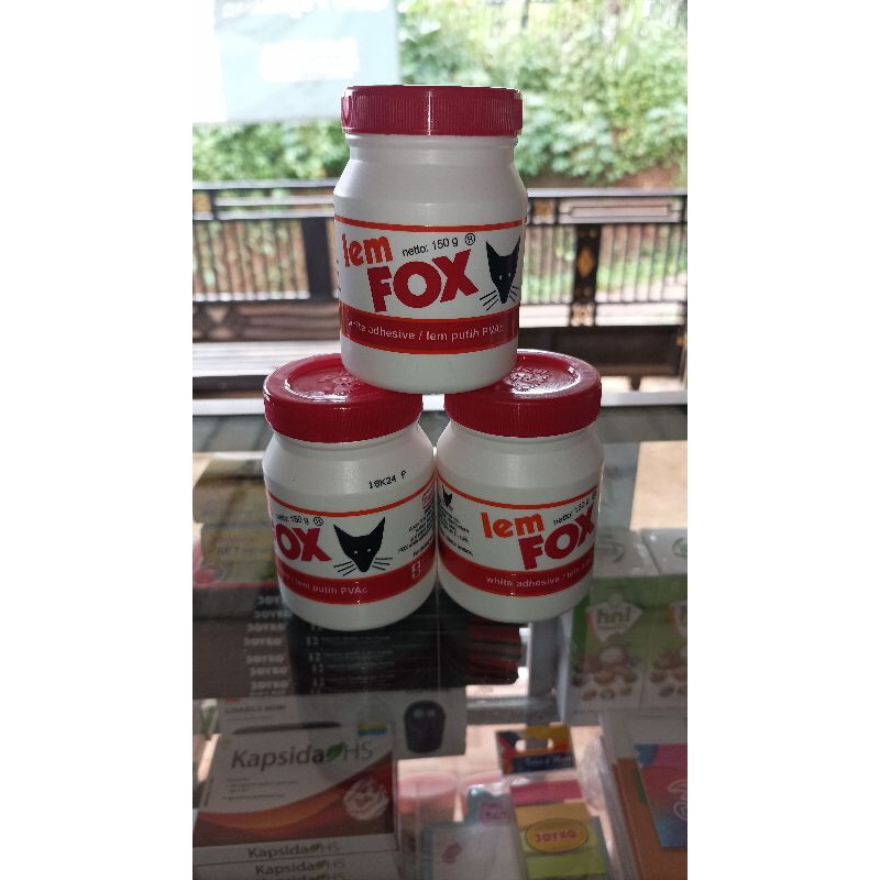 

Lem Fox Putih 150 gram/ perekat serbaguna slime kayu
