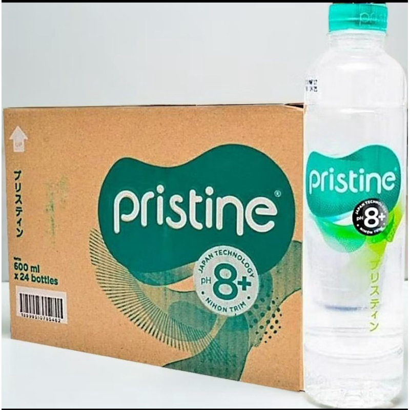 

Pristine Water pH8,6+ 600 ML [1 Box Isi 24 Pcs]X2