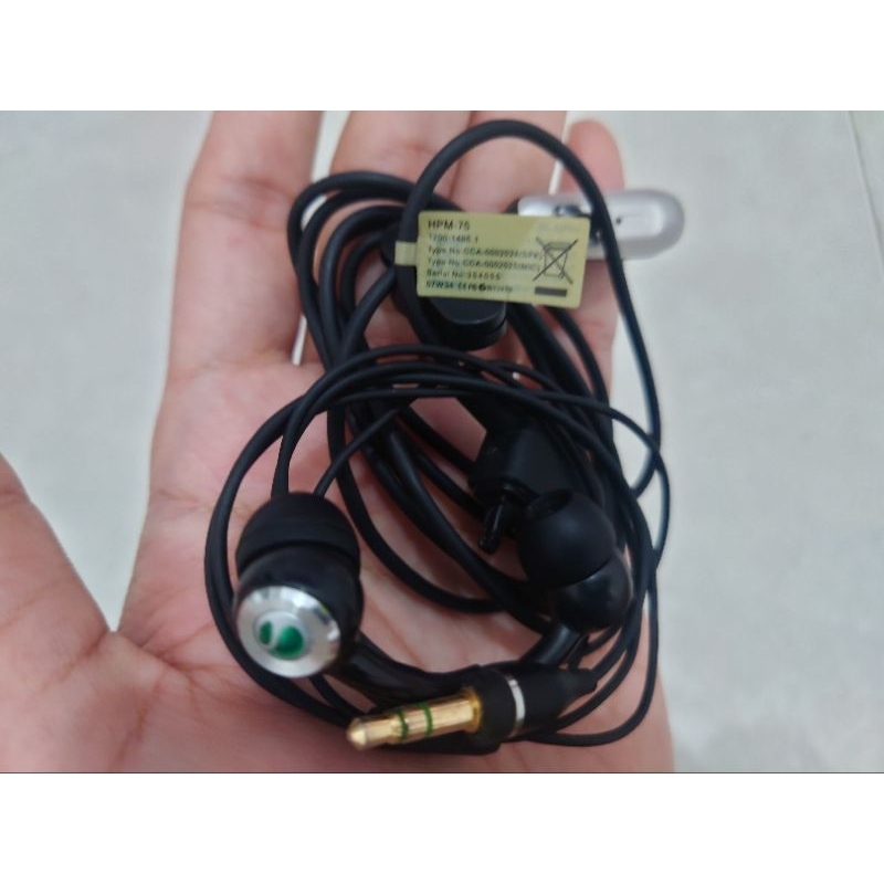Headset Earphone Sony Ericsson HPM75 HPM-75