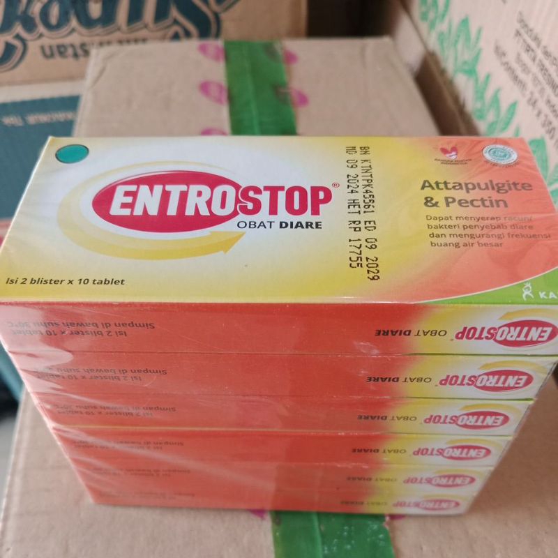 obat diare dewasa ( entrostop ) mengurangi diare