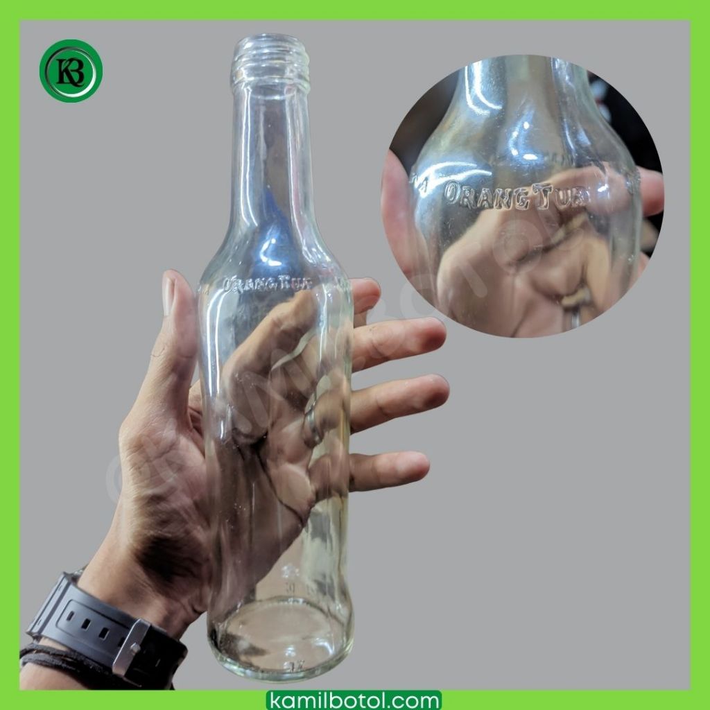 Botol Kaca 275 Ml - ex.Orang Tua | Botol Sirup | Botol Madu | Botol Kecap | Botol Cuka | Botol Infus