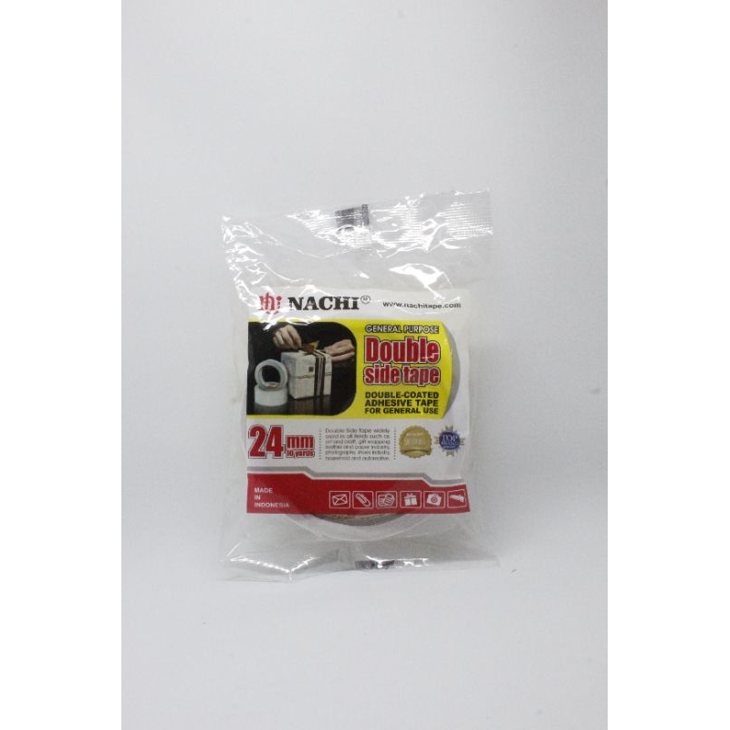 

(1pcs) NACHI DOUBLE TAPE 1" / ISOLASI PUTIH 1