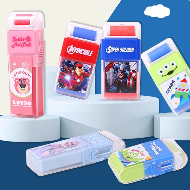 

PENGHAPUS ROLLER / ROLLER ERASER / PENGHAPUS ANAK ROLLER / PENGHAPUS LOTSO / PENGHAPUS MARVEL / PENGHAPUS FROZEN / PENGHAPUS TOY STORY ALIEN