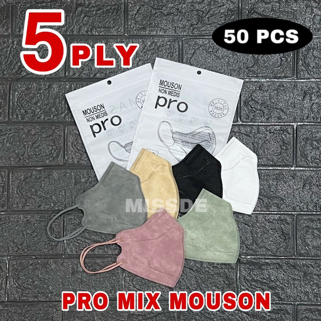 MASKER KN95 PRO MOUSON ISI 50 PCS