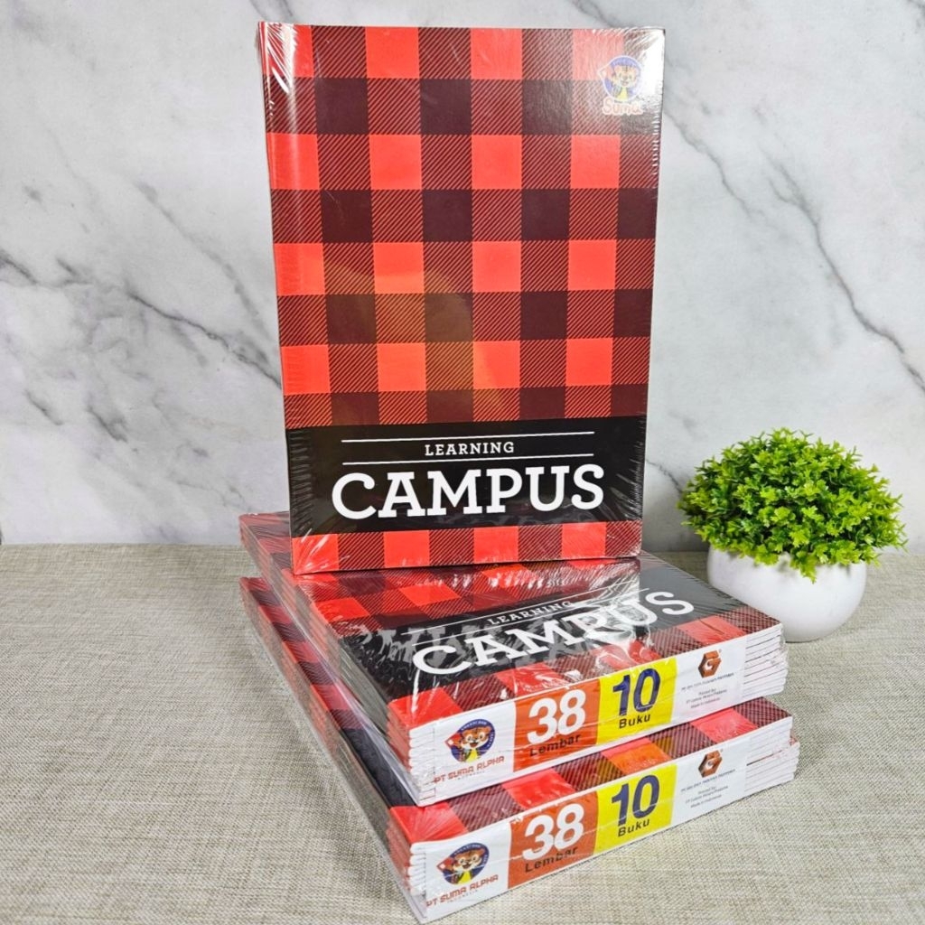 

buku tulis campus suma ukuran boxy campus panjang 38 lembar 10 buku