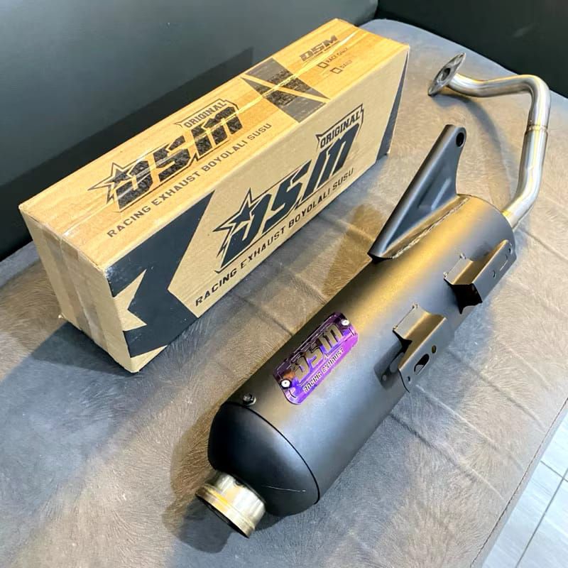 Knalpot Standar racing Dsm shijiroww suara bas adem all matic beat old beat new vario