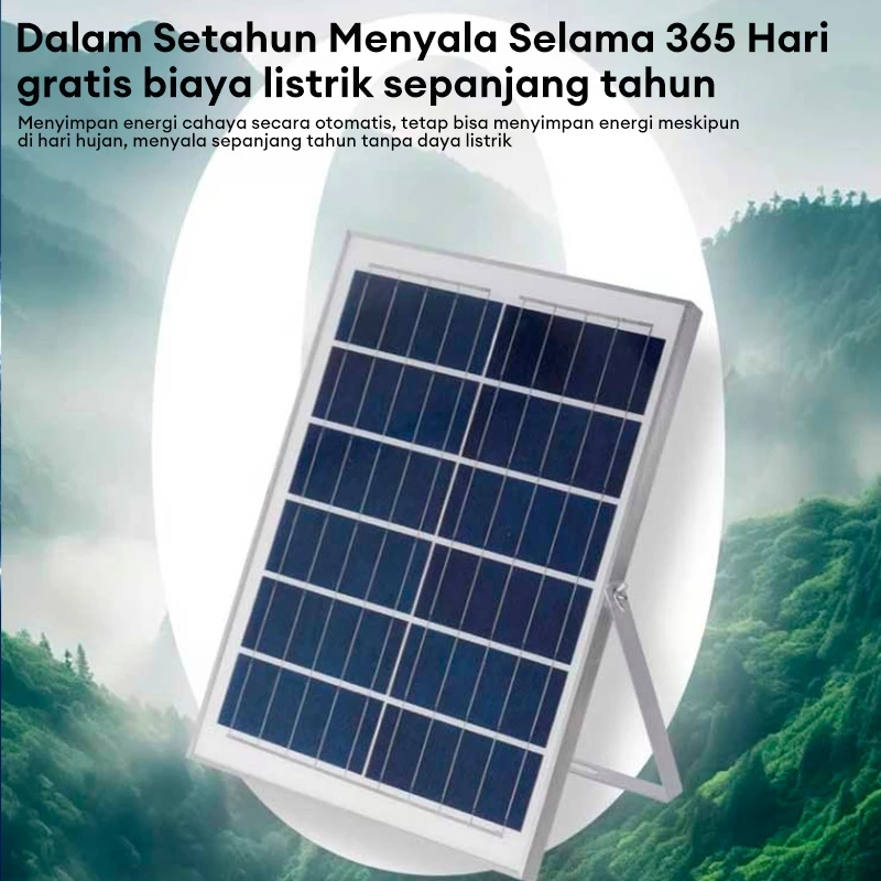 QH PHILIPS 2000W lampu tenaga surya outdoor otomatis nyala jalan LED Lampu luar ruangan tenaga surya