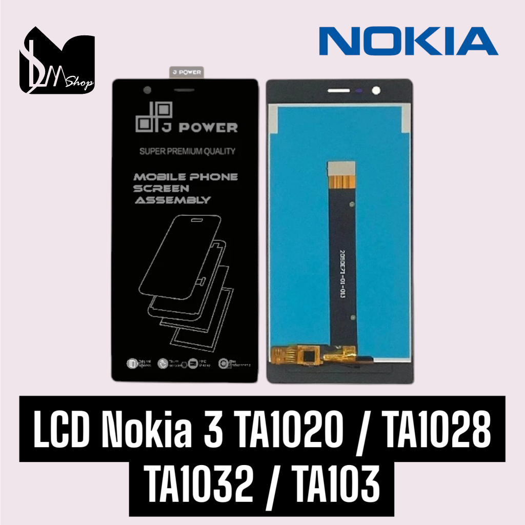 LCD TOUCHSCREEN NOKIA 3 TA1032 LCD TS FULLSET | LCD NOKIA TA1032 | Lcd Nokia 3 TA1020 | TA1028 | TA1