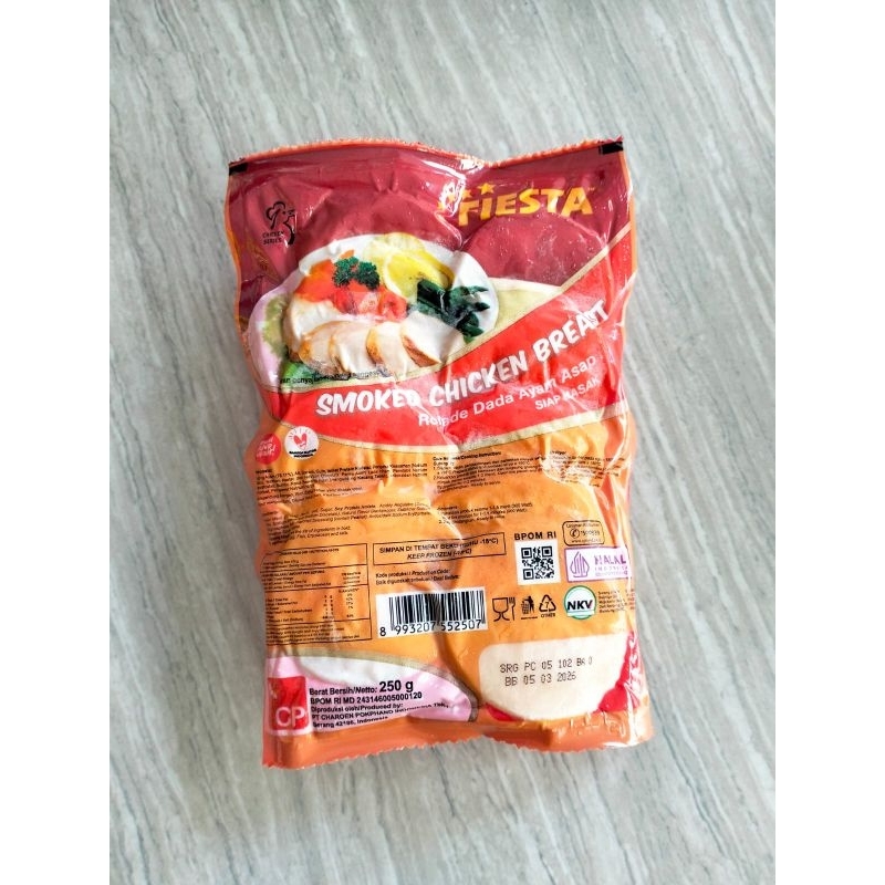 

FIESTA Smoked Chicken Breast/Rolade Ayam 250g