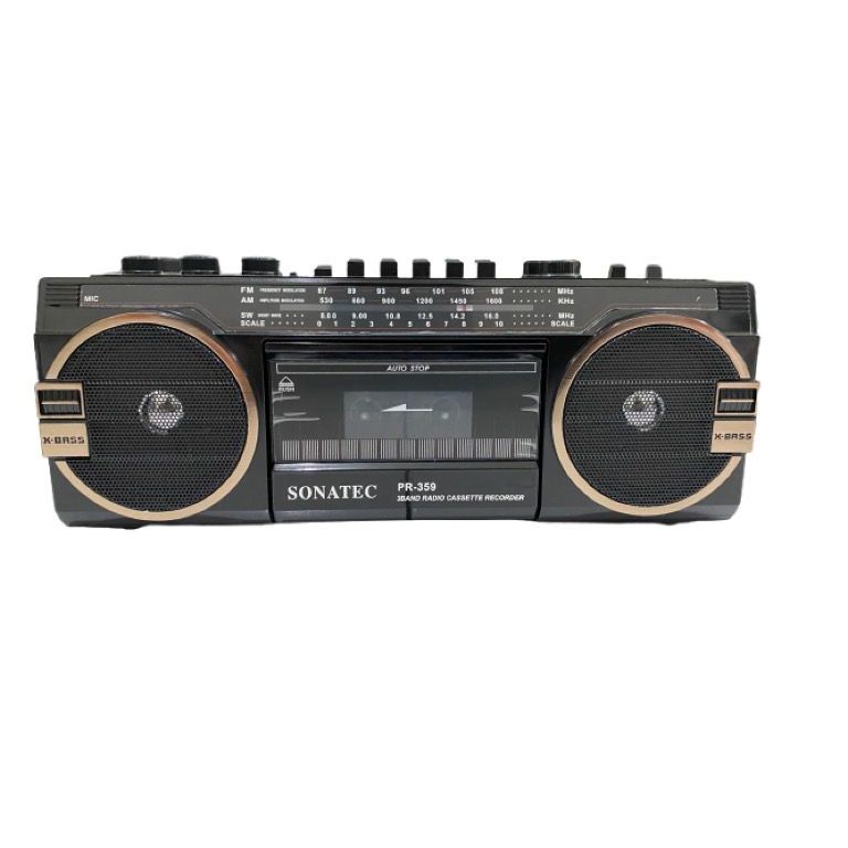 Tape Compo kaset pita model jadul sonatec PR-359 / Radio karet pita sonatec
