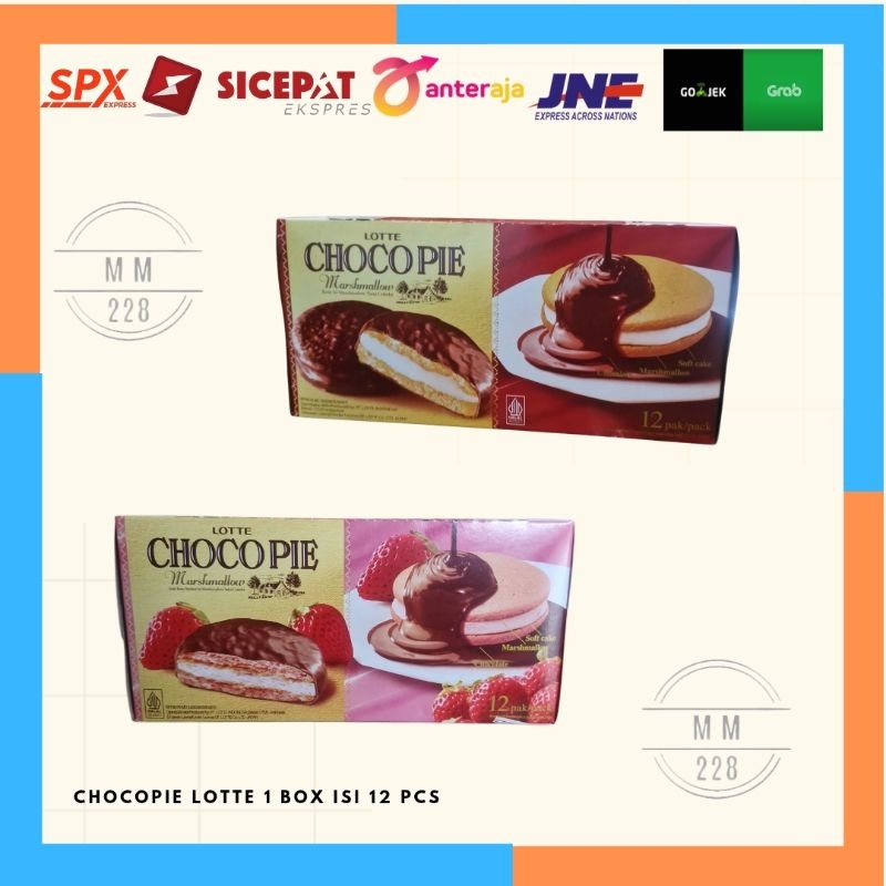 

CHOCOPIE LOTTE MARSHMELOW ISI 12 PCS