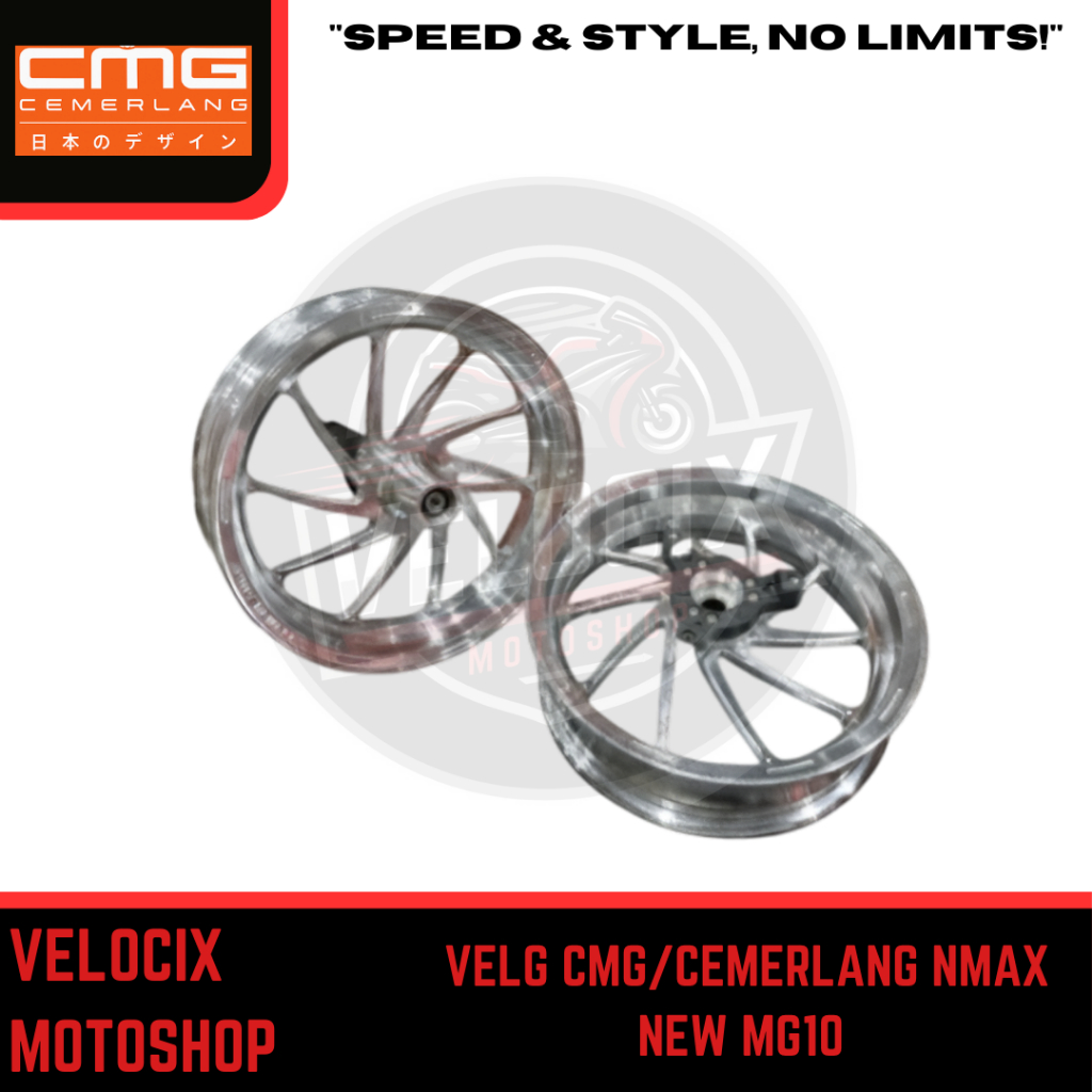 VELG CMG/CEMERLANG MG10  SILVER - ALL NEW NMAX