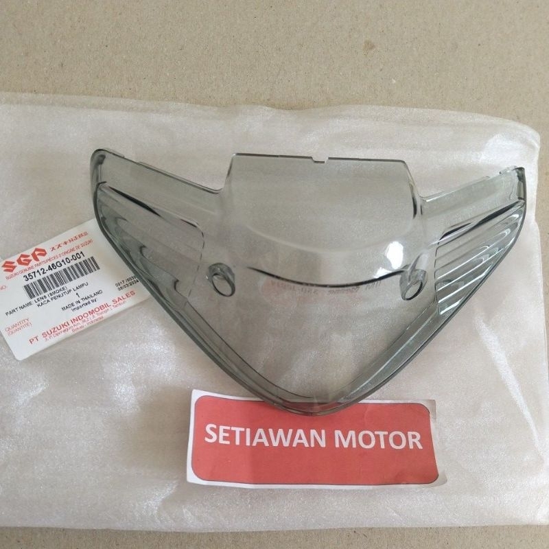 Mika / Kaca Lampu stop belakang SPIN 125 smoke GENUIN SUZUKI