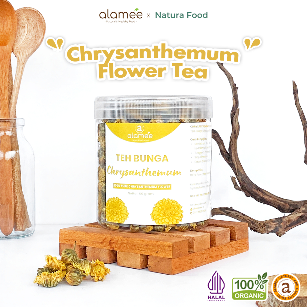 

ALAMEE Teh Bunga Chrysanthemum Tea Krisan Emas Golden Crysant Alami Organik Crysanthemum Premium