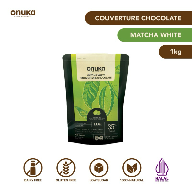 

ONUKA Couverture Chocolate - Matcha White - 1kg