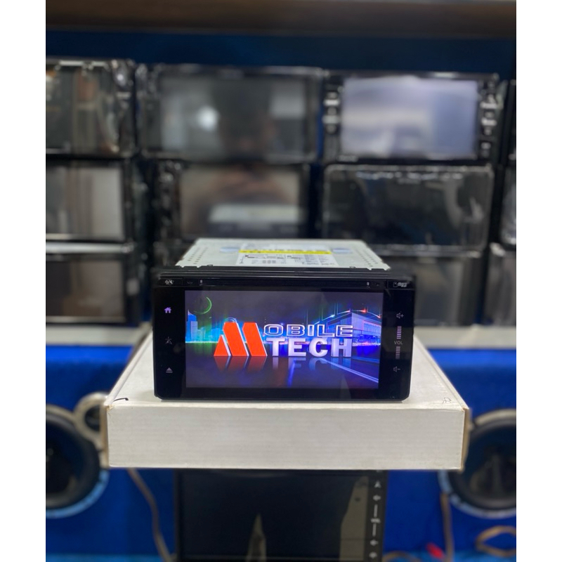 head unit double din merk m tech ukuran 7inch wide