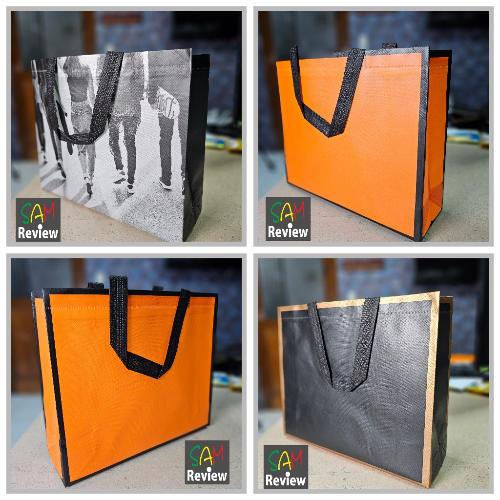 

Tas Belanja / Tote bag / Tas kado / Goodie Bag bahan spunbond tebal 32x27x10