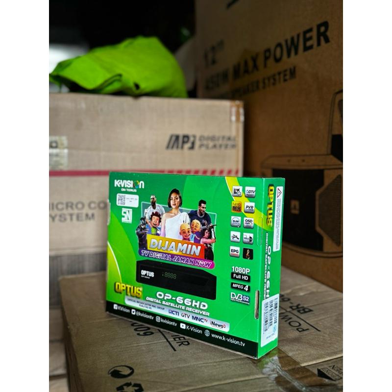K-VISION OPTUS OP-66HD – Receiver Satelit Digital Full HD