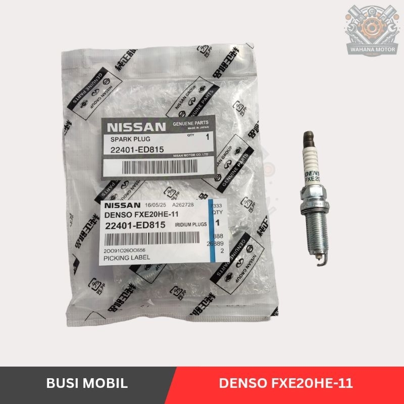 Busi Mobil Iridium Denso FXE20HE-11 Xtrail T31 Grand Livina March Juke Evalia - 1 Pcs