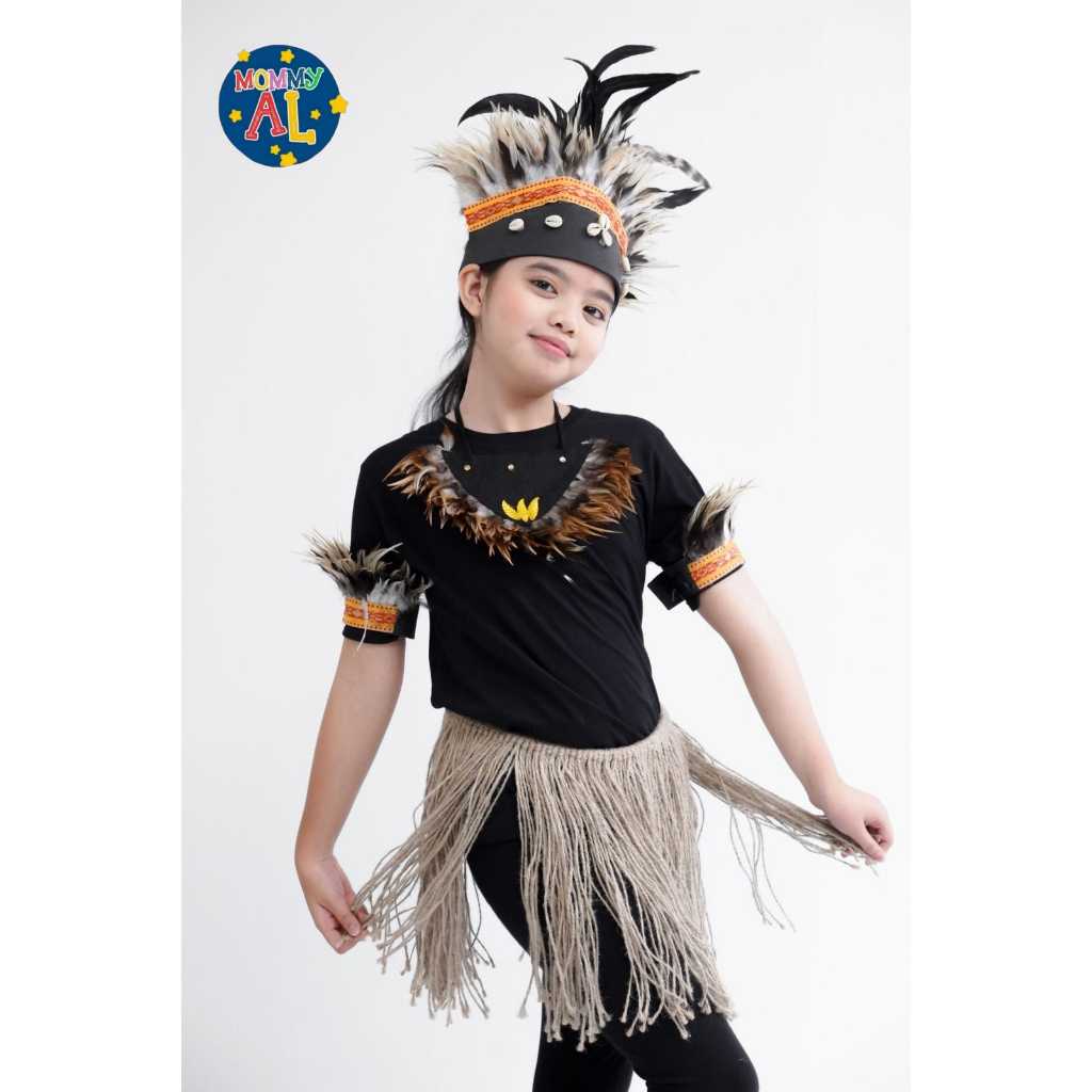 BAJU  SUKU ASMAT/BAJU ASMAT/TOPI ASMAT/TOPI BULU/BAJU PAPUA
