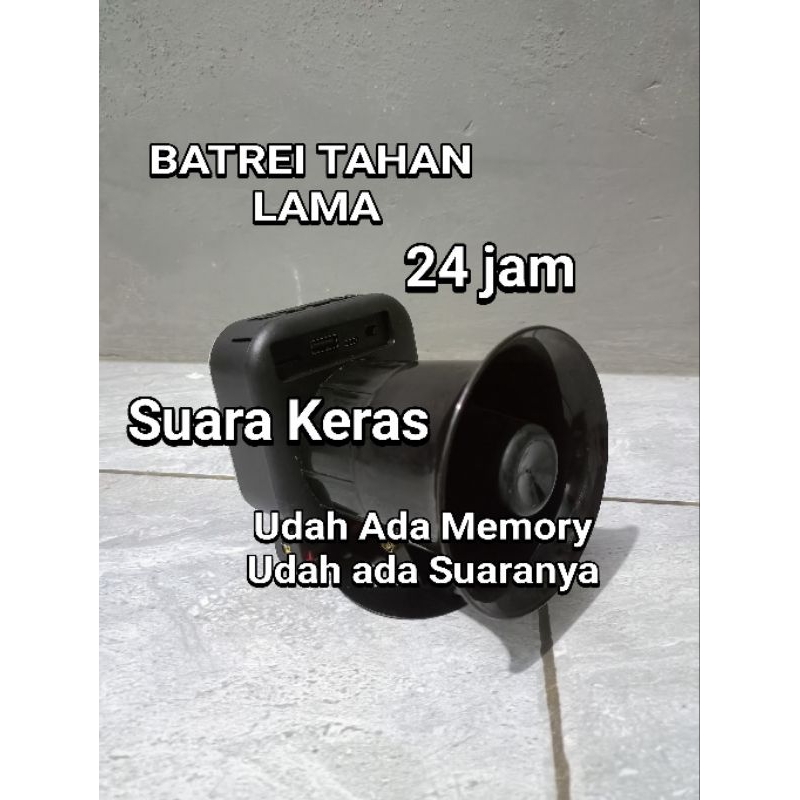 SPEAKER TOA RUAK RUAK KAREO UDAH ADA SUARANYA