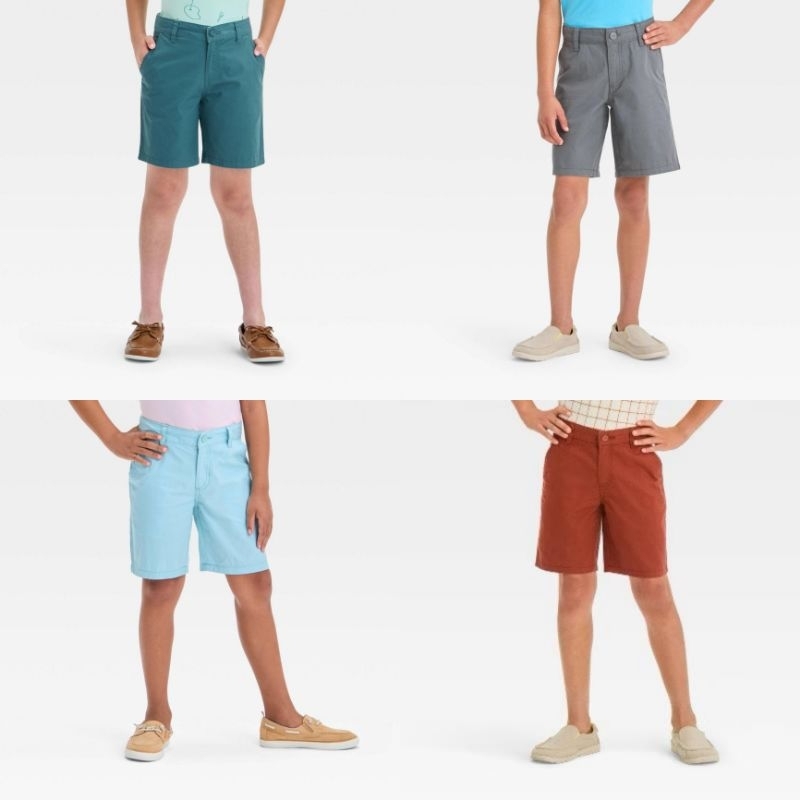 celana pendek chinos anak laki laki cat&jack