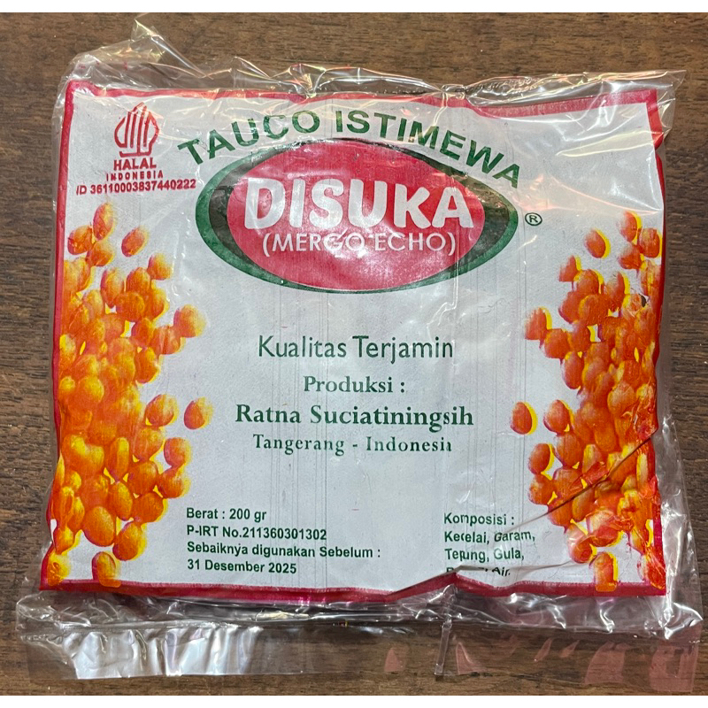 

1 Bungkus Isi 10 pcs Tauco Istimewa Disuka