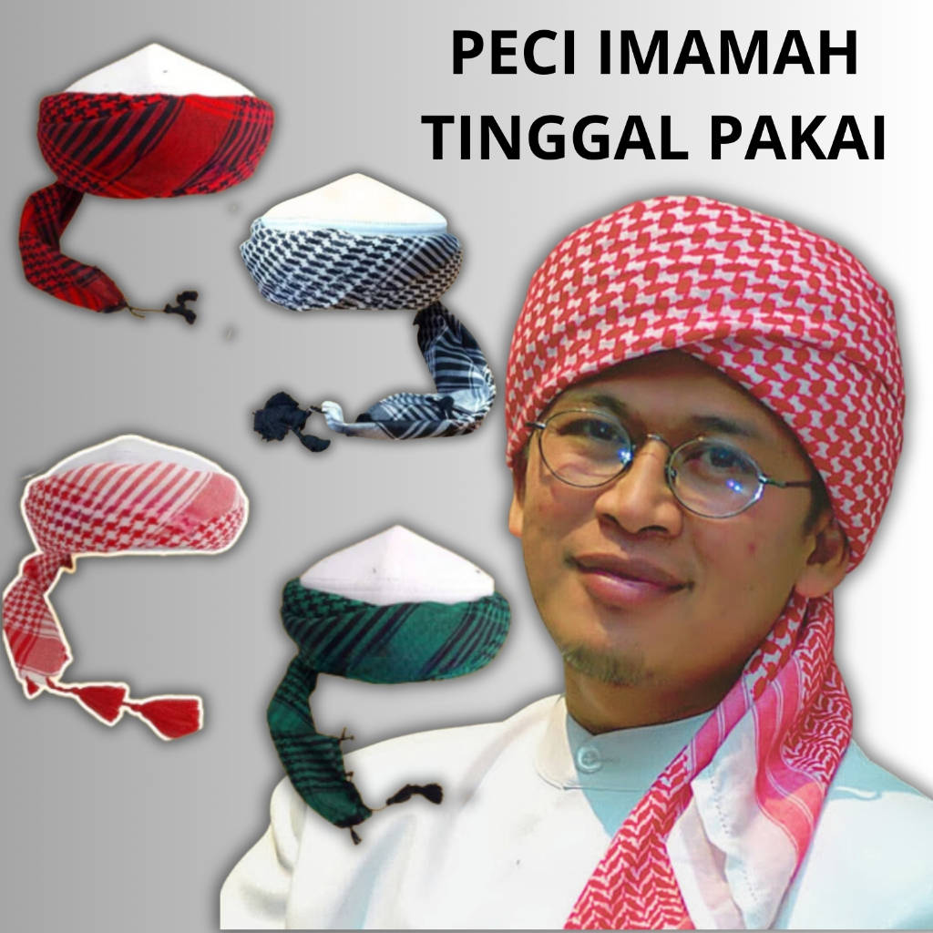 TERMURAH Peci Imamah udeng udeng Peci Udeng udeng Peci Imamah udeng Peci Imamah Peci Imamah permanen