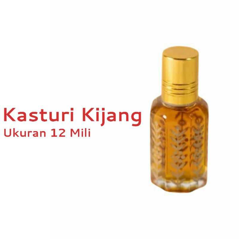 Biang Minyak Wangi (100% Asli) Kasturi Kijang Ukuran 12 ML
