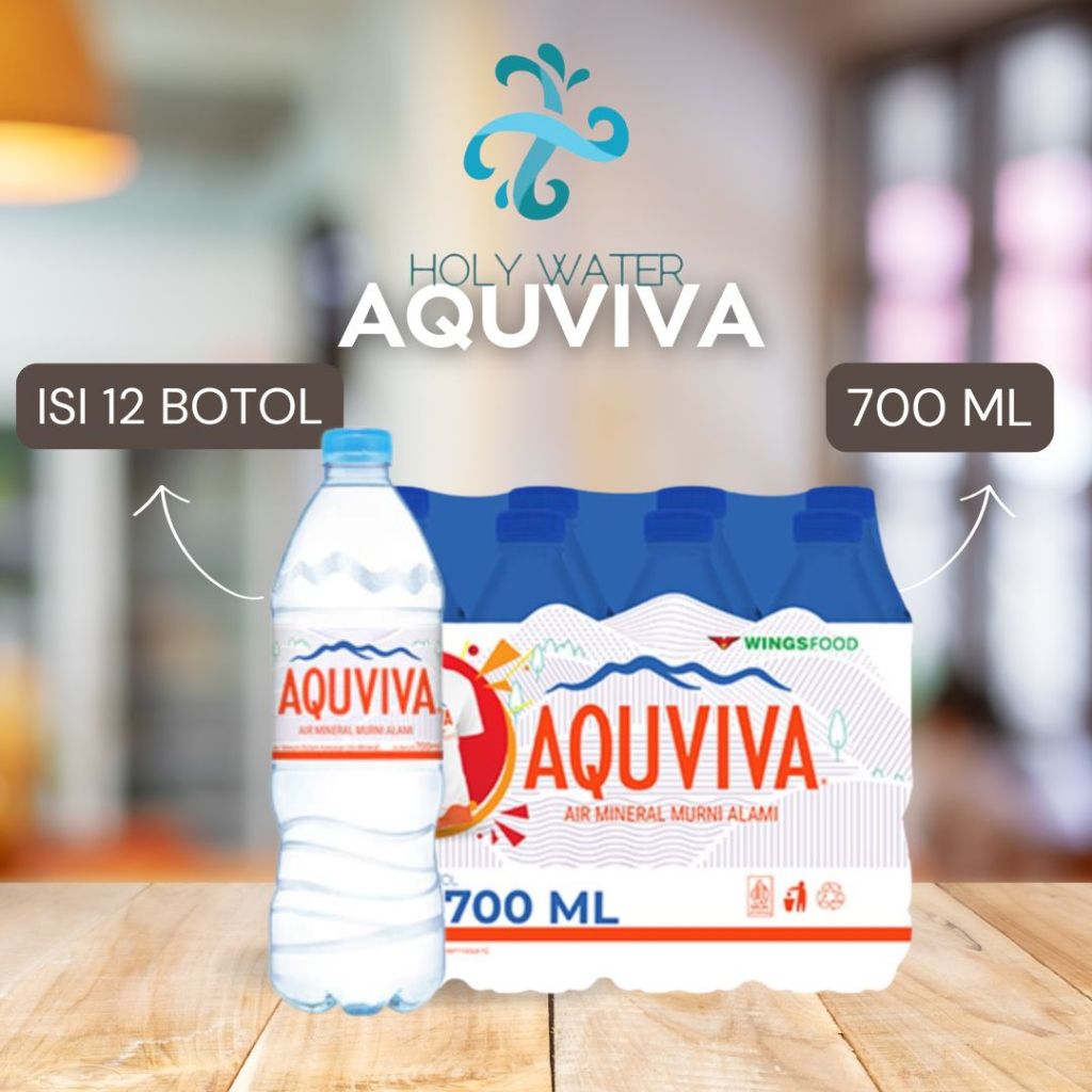 

AQUVIVA 700 ML ISI 12 BOTOL PER PAKS - READY LEMINERAL, AQUA, CLEO, VIT, PRISTINE, POCARI Air Minum Kemasan Botol Minuman