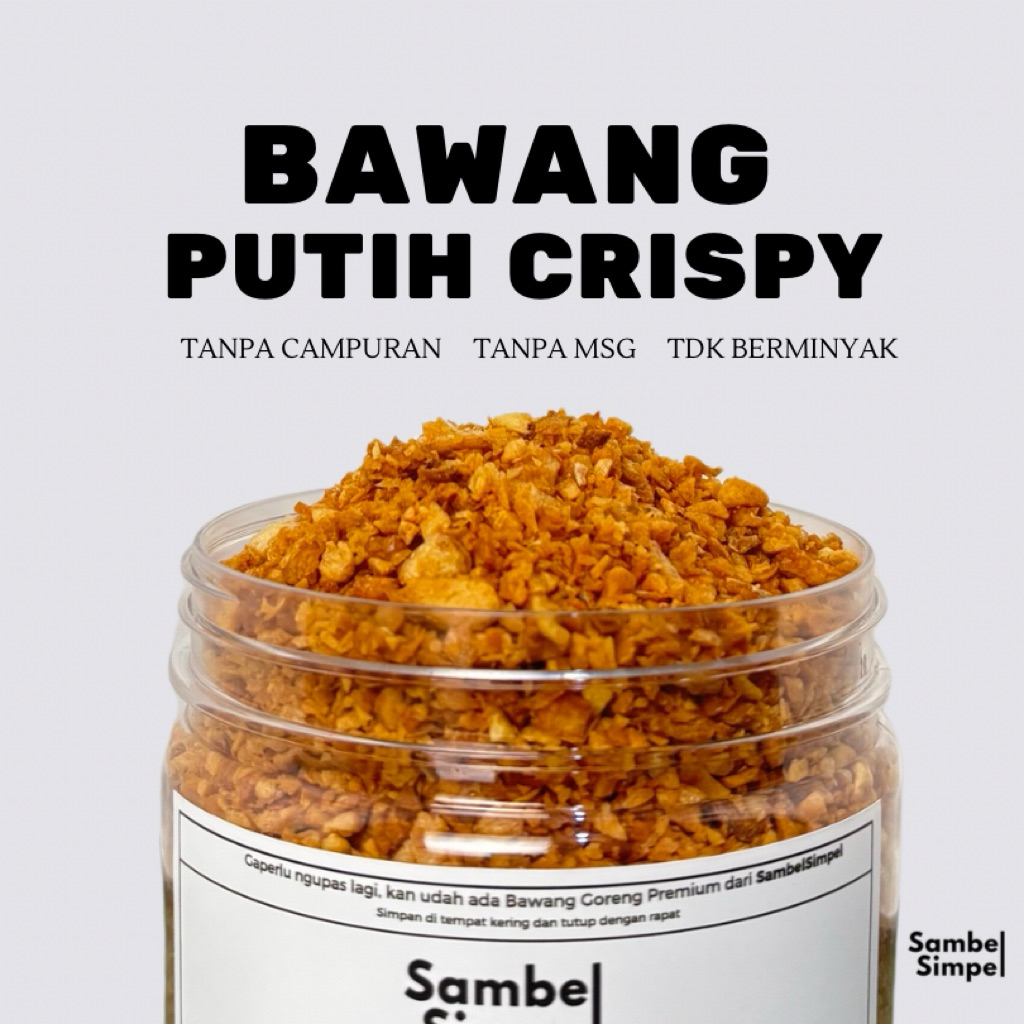 

Sambel Simpel - Bawang Putih Goreng Tanpa Campuran