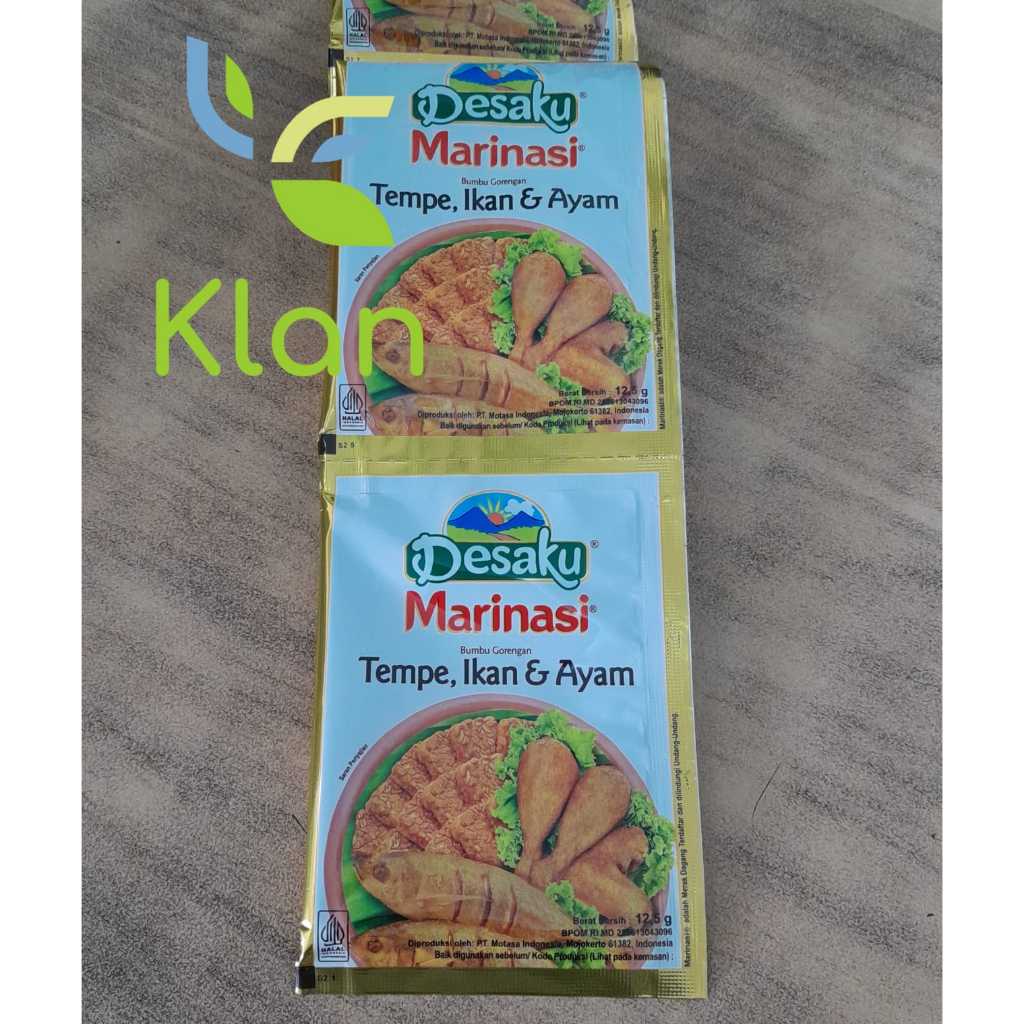 

DESAKU MARINASI SACHET 12GR/ DESAKU BUMBU PRAKTIS RENDAM IKAN GORENG/ BUMBU AYAM GORENG