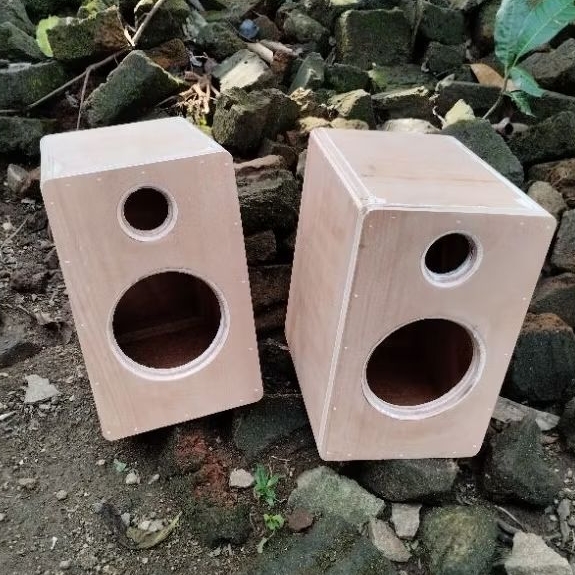 Sepasang Box Speaker Bookshelf 4 Inch 2 Way