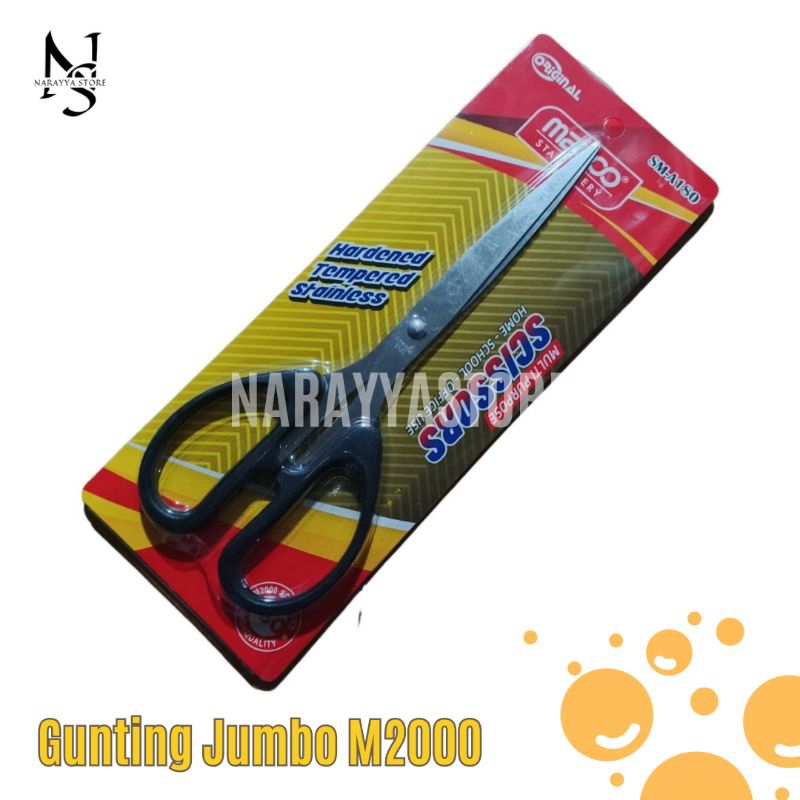 

[Narayya] Gunting Stainless M2000 Ukuran Besar | Gunting Tajam Anti Karat | Gunting M2000 Jumbo