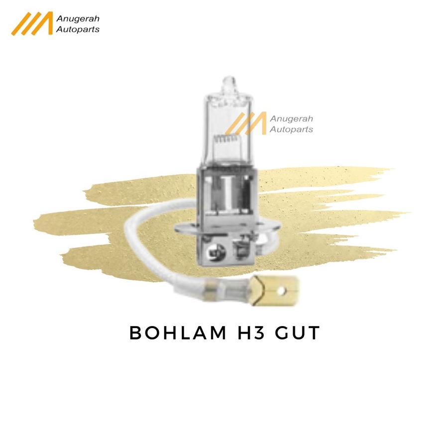 [ ANUGERAH SPAREPART ] BOHLAM MOBIL H3 12V55W | 24V70W GUT Terlaris - 12V55W