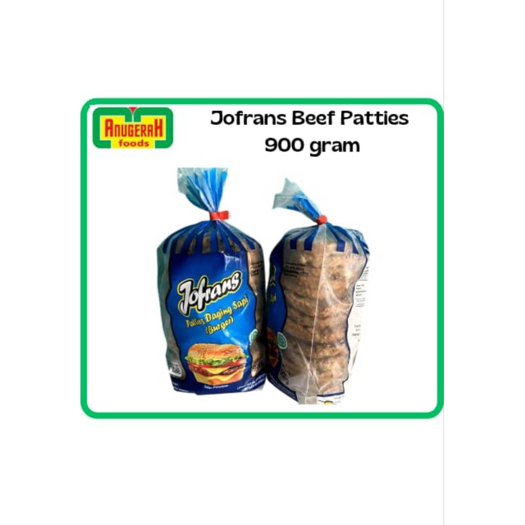 

JOFRANS BEEF PATTIES 900 gram
