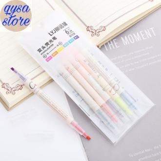 

Set 6 Stabilo Panjang Warna-warni 2 Sisi untuk Sentuhan Kreatif