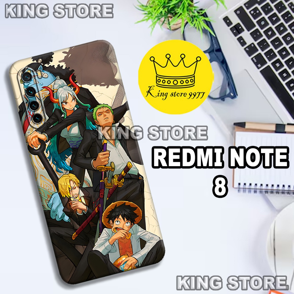 (KS1)  Softcase karet untuk REDMI NOTE 8 Motif gambar karakter Anime/casing REDMI NOTE 8 terbaru/kes