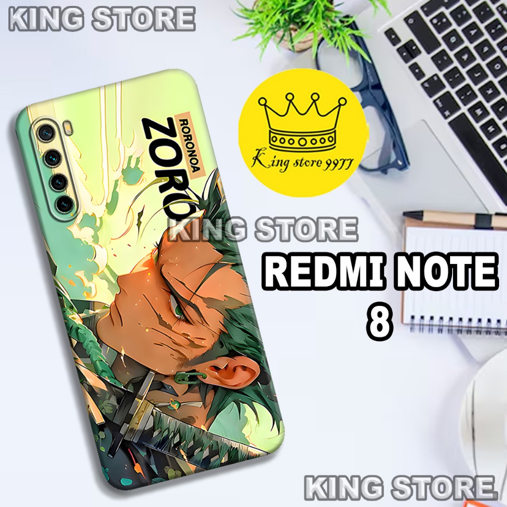 (KS2)  Softcase karet untuk REDMI NOTE 8 Motif gambar karakter Anime/casing REDMI NOTE 8 terbaru/kes