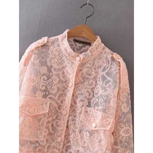 Baju Atasan Wanita Kekinian 2025. Atasan Brokat Elegan Wanita, Cocok untuk Kondangan & Pesta Brokat 