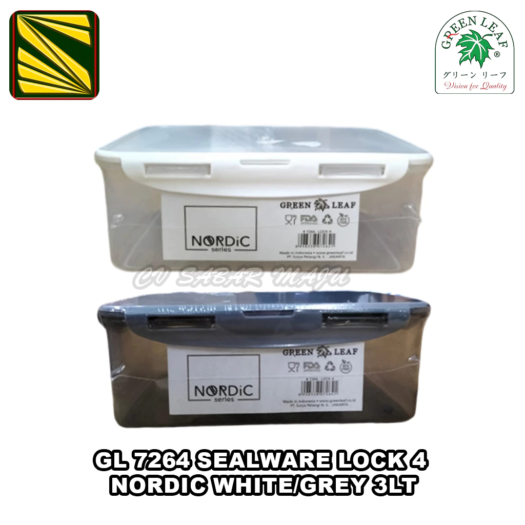 Greenleaf Tempat Bekal / Tempat Penyimpaan Makanan / Ompreng Plastik