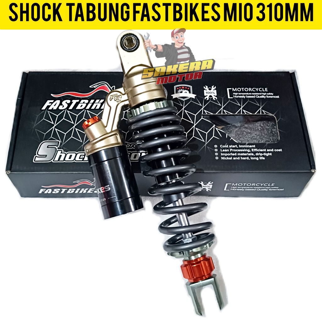 Shock tabung Fastbikes 310mm/shock Mio 310mm tabung/shock belakang 310mm